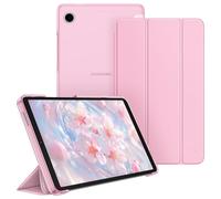 FINTIE Coque pour Samsung Galaxy Tab A11 8.7 Pouces 2025 et Galaxy Tab A9 8.7” 2023, Etui Fin et Transparent Givré Housse Dure et Légère, Rose Bébé