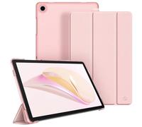 FINTIE Coque pour Samsung Galaxy Tab A11 Plus (A11+) 11 Pouces 2025 et Galaxy Tab A9 Plus (A9+) 11” 2023, Etui Transparent Givré Dur Housse Fine et Légère, Or Rose