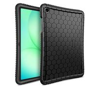 FINTIE Coque pour Samsung Galaxy Tab A9 Plus 11 Pouces 2023 (SM-X210/X216/X218), Etui en Silicone Souple Antichoc Housse Légère et Anti-dérapante, Noir
