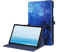 FINTIE Coque pour Samsung Galaxy Tab A9 Plus (Tab A9+) 11 Pouces 2023 (SM-X210/X216/X218), Housse Folio et Multipositions, Etui avec Poche de Document, Ciel Étoilé