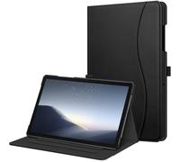 FINTIE Coque pour Samsung Galaxy Tab A11 Plus (A11+)&Tab A9 Plus (A9+)-11" | Housse Folio Fixation à Multiposition, Étui avec Poche Frontale de Document, Noir