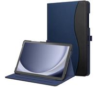 FINTIE Coque pour Samsung Galaxy Tab A11 Plus (A11+)&Tab A9 Plus (A9+)-11" | Housse Folio Fixation à Multiposition, Étui avec Poche Frontale de Document, Bleu Marine