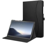 FINTIE Coque pour Samsung Galaxy Tab A9 Plus (Tab A9+) 11 Pouces 2023 (SM-X210/X216/X218), Housse Folio et Multipositions, Etui avec Poche de Document, Noir