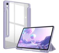 FINTIE Coque pour Samsung Galaxy Tab S9 FE 10.9 Pouces/Galaxy Tab S9 11 Pouces 2023 - Housse Arrière Transparente Claire Etui Antichoc Veille/Réveil Automatique, Lilas