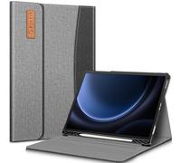 FINTIE Coque pour Samsung Galaxy Tab S10 Lite/S10 FE/S9 FE 10.9" & S9 11" | Housse Multipositions Etui avec Poche Frontale, Fermeture Magnétique, Gris