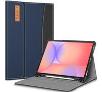 FINTIE Coque pour Samsung Galaxy Tab S10 Lite/S10 FE/S9 FE 10.9" & S9 11" | Housse Multipositions Etui avec Poche Frontale, Fermeture Magnétique, Marine
