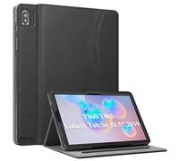 FINTIE Coque pour Samsung Galaxy Tab S6 10.5” 2019 (SM-T860/T865/T867) | Housse Multi Angles, Étui avec Poche Frontale de Document et Fonction Veille/Réveil Automatique, Noir