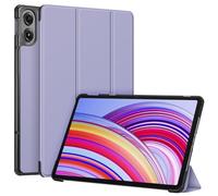 FINTIE Coque pour Xiaomi Redmi Pad Pro 12.1 Pouces 2024, Étui Arrière Rigide Housse Fine Légère Rabat Pliable avec Fonction Sommeil/Réveil Auto, Lilas