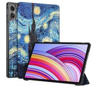 FINTIE Coque pour Xiaomi Redmi Pad Pro 12.1 Pouces 2024, Étui Arrière Rigide Housse Fine Légère Rabat Pliable avec Fonction Sommeil/Réveil Auto, Nuit Étoilée