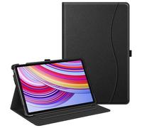 FINTIE Coque pour Xiaomi Redmi Pad Pro 12.1 Pouces 2024, Housse Multipositions avec Poche Frontale, Etui Fonction Sommeil/Réveil Auto, Noir