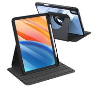 FINTIE Coque Rotative Fine pour iPad 11ème Génération (A16) 11 Pouces 2025 et iPad 10ème Génération 10.9” 2022, [Ranger Le Stylet] Housse Transparente Étui Pivotant à 360°, Noir