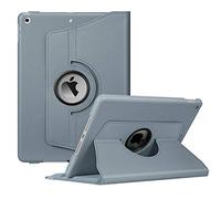 FINTIE Coque Rotative pour iPad 10.2 Pouces 9e/8e/7e Génération (2021-2019) | Housse Pivotante à 360°, Étui avec Porte-Stylet, Protection Intégrale, Bleu Nuageux