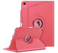 FINTIE Coque pour iPad 11ème Génération 11 Pouces 2025 (A16), iPad 10ème Génération 10.9 Pouces 2022 - [Rangement de Stylet] Housse Rotative à 360° Étui Veille/Réveil Auto, Rose