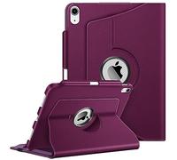 FINTIE Coque pour iPad (A16) 11ème Génération 11 Pouces 2025, iPad 10ème Génération 10.9 Pouces 2022 - [Rangement de Stylet] Housse Rotative à 360° Étui Veille/Réveil Auto, Pourpre
