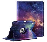 FINTIE Coque pour iPad Air 11 Pouces M3/M2 (2025/2024), iPad Air 5/4 10.9 Pouces (2022/2020) - [Rangement de Stylet] Étui Rotatif à 360° Housse Pivotante Veille/Réveil Auto, Galaxies