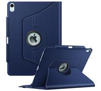 FINTIE Coque pour iPad Air 13 Pouces 2025/2024 (M3/M2) - [Rangement de Stylet] Coque Rotative à 360° Étui Pivotant, Housse Veille/Réveil Automatique, Bleu Marine