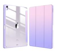 FINTIE Coque Transparente Claire pour iPad Air 13 Pouces M4/M3/M2 | Étui Antichoc avec Bord en TPU, Housse Pliable avec Porte-stylet Intégré, Ombre Fantaisie