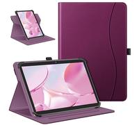 FINTIE Coque Universelle pour Tablette 10 Pouces (9"-10.4" /10.5" / 10.9" / 11"), Coque Rotative à 360° pour Tablette TECLAST, Blackview, YESTEL, YOTOPT, OSCAL etc, Pourpre