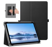 FINTIE Coque Universelle pour Tablette 10 Pouces (9''-10.5''/10.9''/11''), Étui avec Béquille et Dragonne, Housse pour Tablette TECLAST, Blackview, YESTEL, YOTOPT, MEBERRY etc, Noir