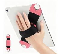 FINTIE Dragonne de Sécurité pour Tablette 9" - 11" iPad/Tablette Samsung Galaxy/Honor Pad etc, [Rotation à 360°] Support Universel et Antidérapant, Sangle Élastique, Magenta