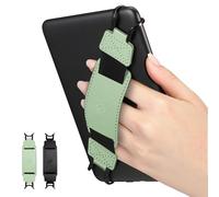 Fintie Dragonne pour liseuses Kindle Fire de 6 à 8" - Haute élasticité sécurisée et légère - Support pour tablettes Kindle/Kobo/Voyaga/Lenovo/Sony E-Book 6-8" (noir/vert sauge)