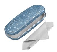 FINTIE Étui à Lunettes Rigide, Portable Boîte à Lunettes en Cuir Synthétique avec Chiffon Lunettes de Vue pour Femmes et Hommes