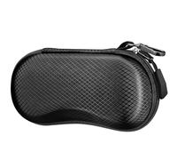 FINTIE Étui à Lunettes Rigide pour Femmes et Hommes - Portable Étui pour Lunettes de Soleil Boite Lunette avec Fermeture Éclair et Clip