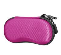 FINTIE Étui à Lunettes Rigide pour Femmes et Hommes - Portable Étui pour Lunettes de Soleil Boite Lunette avec Fermeture Éclair et Clip