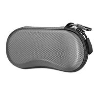 FINTIE Étui à Lunettes Rigide pour Femmes et Hommes - Portable Étui pour Lunettes de Soleil Boite Lunette avec Fermeture Éclair et Clip