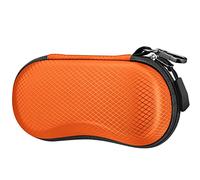 FINTIE Étui à Lunettes Rigide pour Femmes et Hommes - Portable Étui pour Lunettes de Soleil Boite Lunette avec Fermeture Éclair et Clip