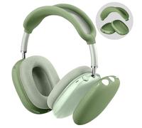 FINTIE Étui Compatible avec AirPods Max 2 2026 et Airpods Max, Coque de Protection en Silicone Souple Housse Accessoire Kit de Protection, Vert