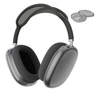 FINTIE Étui Compatible avec Airpods Max, Coque Souple en TPU Housse Anti-Rayure pour AirPod Max, Noir Clair