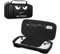 FINTIE Étui Compatible avec ASUS ROG Ally 7 Pouces [Antichoc en EVA] Étui de Transport Rigide avec 14 Compartiments pour Cartes de Jeu et Poche Intérieure pour Accessoires, Don't Touch