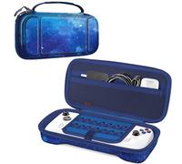 FINTIE Étui Compatible avec ASUS ROG Ally 7 Pouces [Antichoc en EVA] Étui de Transport Rigide avec 14 Compartiments pour Cartes de Jeu et Poche Intérieure pour Accessoires, Ciel Étoilé