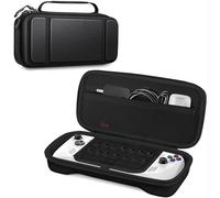 FINTIE Étui Compatible avec ASUS ROG Ally 7 Pouces [Antichoc en EVA] Étui de Transport Rigide avec 14 Compartiments pour Cartes de Jeu et Poche Intérieure pour Accessoires, Noir