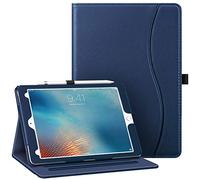 Fintie Étui de Protection pour iPad Pro 9,7" 2016 - Protection des Coins - Vue Multi-Angle - Smart Stand Back Cover avec Poche, Porte-Stylo, Mise en Veille Automatique - Bleu Marine