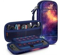Fintie Étui de Transport pour Nintendo Switch 2 (2025), résistant aux Chocs, Rigide, Sac de Voyage Portable avec emplacements pour Cartes de Jeu et Poche intérieure pour Accessoires, Galaxie, Coque
