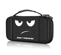 FINTIE Etui Housse pour Nintendo Switch Lite 2019 - Pochette Portable Etui Rigide en EVA Zippée en Matériau Durable Anti-Choc Sac Coque pour la Console, Don't Touch