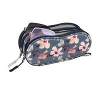 FINTIE Étui Lunettes Souple pour 2 Paires de Lunettes - Double Boite Lunettes de Soleil avec Fermeture éclair pour Hommes et Femmes