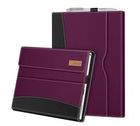 Fintie Étui Portefeuille avec Poche pour Microsoft Surface Pro 7, Surface Pro 6, Surface Pro 5, Surface Pro 4, Pro 3 12,3" - Violet
