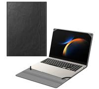 Fintie Étui Portefeuille en Cuir PU de qualité supérieure pour Samsung Galaxy Book3 Pro NP960QFG/Samsung Galaxy Book3 Ultra NP960XFH/Samsung Galaxy Book3 Pro 360 NP960XFG Noir