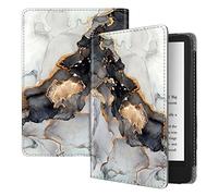 FINTIE Étui pour 6,8" Kindle Paperwhite (11e génération, modèle 2021) et Kindle Paperwhite Signature Edition, Folio Coque de Protection avec Veille/Réveil Automatique, Cloudy Marble