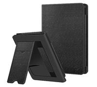 FINTIE Étui Compatible avec 6” Kobo Clara Colour/BW 2024 et Kobo Clara 2E 2022 - Coque Liseuse Housse avec Béquille, Fente pour Carte et Dragonne, Noir