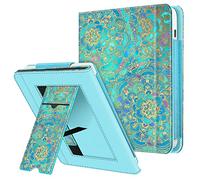 FINTIE Étui pour 7" Kobo Libra Colour 2024/Libra 2 2021 (Modèle N428/N418) | Coque Liseuse avec Béquille et Fente pour Carte et Dragonne Jade