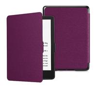 FINTIE Étui pour Kindle Paperwhite 6,8" (11e génération, 2021) et Kindle Paperwhite Signature Edition, Coque Fine et Léger, Housse Fermeture Magnétique Réveil/Veille Automatique, Violet Foncé
