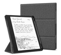 FINTIE Étui pour Kindle Scribe 2024/2022 10.2 Pouces - [Rangement de Stylet] Coque Fine et Légère Housse Pliable avec Fonction de Veille/Réveil Automatique, Gris