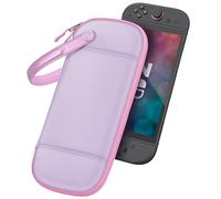 FINTIE Étui pour Nintendo Switch 2 (2025) - [Design Ultra-fin] Coque Rigide avec 10 Emplacements pour Cartes de Jeu, Housse de Voyage avec Dragonne, Violet