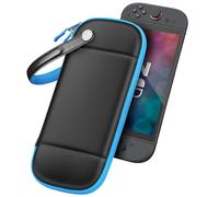 FINTIE Étui pour Nintendo Switch 2 (2025) - [Design Ultra-fin] Coque Rigide avec 10 Emplacements pour Cartes de Jeu, Housse de Voyage avec Dragonne, Noir