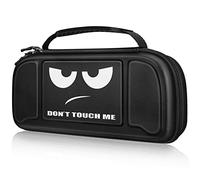 FINTIE Etui pour Nintendo Switch Split Pad Pro Contrôleur/Switch Modèle OLED, [Antichoc] Housse Protection de Transport avec 30 Emplacement pour Cartes de Jeu et Poche Sacoche Rangement, Don'tTouch