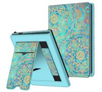 FINTIE Étui pour Pocketbook Verse Pro 6 Pouces et Verse (2023), Coque Liseuse avec Béquille, Housse de Protection avec Fente pour Carte et Dragonne, Jade